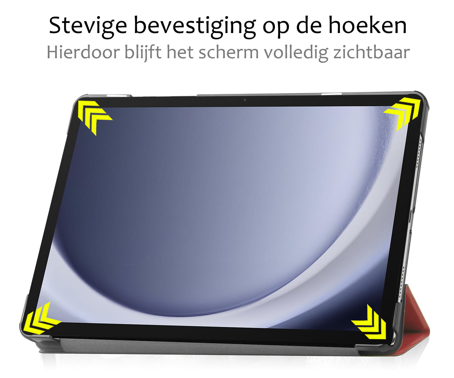 Samsung Galaxy Tab A9 Hoesje Book Case - Donkerrood