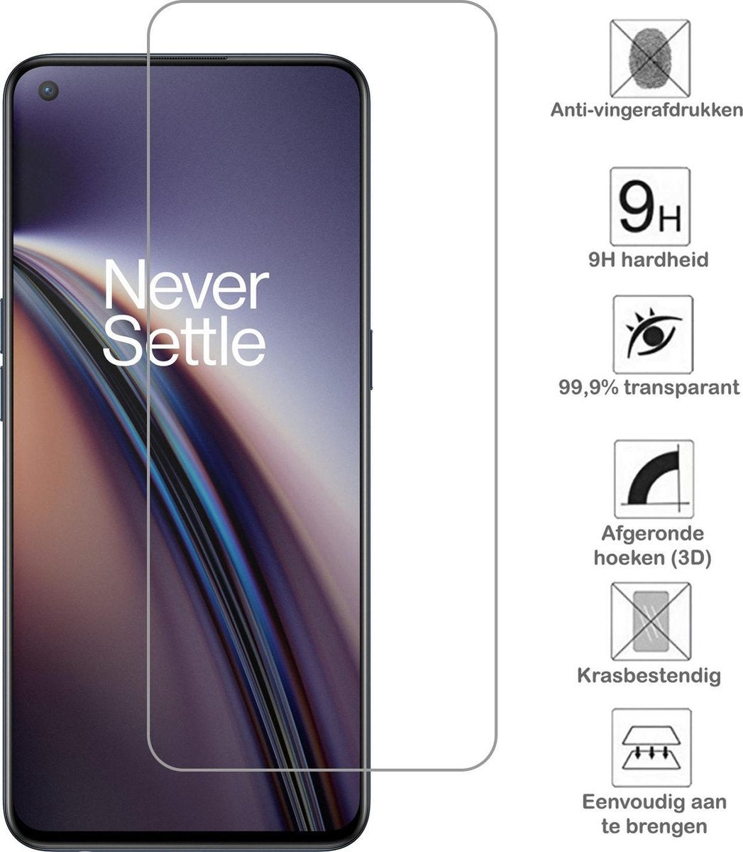 OnePlus Nord CE Screenprotector Tempered Glass