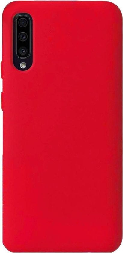 Samsung Galaxy A50 Hoesje Siliconen Backcover Lichtgewicht - Rood