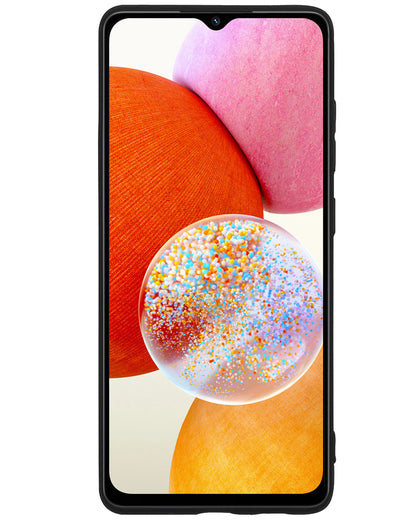 Samsung A14 Hoesje Siliconen Backcover Lichtgewicht - Zwart