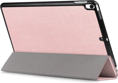 iPad Pro 10.5 (2017) Trifold Bookcase Hoes - Rosé goud