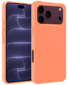 iPhone 18 Pro Max Hoesje Siliconen Backcover Lichtgewicht - Perzik