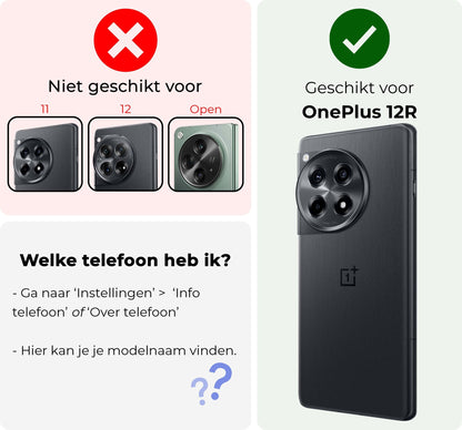 OnePlus 12R Hoesje Shockproof Backcover Siliconen - Transparant