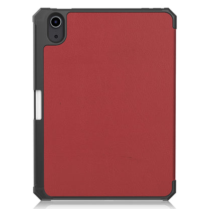 iPad Mini 6 Hoesje Book Case Met Apple Pencil Uitsparing - Donkerrood