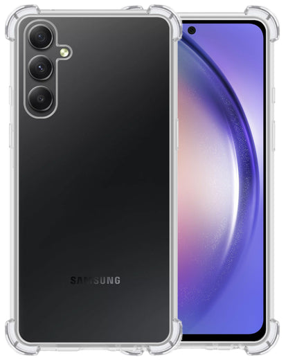 Samsung A54 Hoesje Shockproof Backcover Siliconen - Transparant