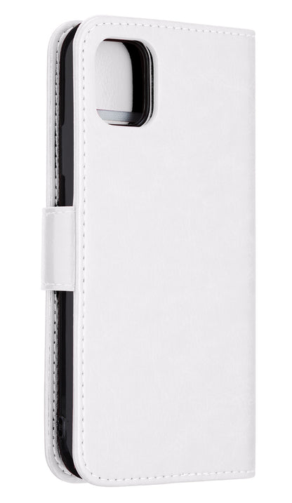 iPhone 12 Mini Hoesje Bookcase Cover Uitneembaar - Wit