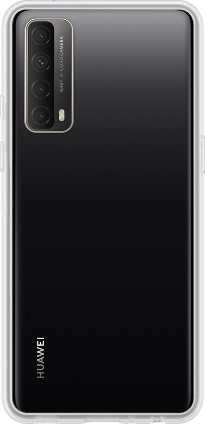 Huawei P smart 2021 Hoesje Siliconen Backcover Lichtgewicht - Transparant