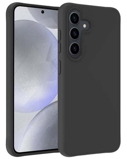 Samsung S24 Plus Hoesje Siliconen Backcover Lichtgewicht - Zwart