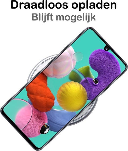 Samsung A41 Hoesje Shockproof Backcover Siliconen - Transparant