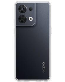 OPPO Reno 8 Pro Hoesje Siliconen Backcover Lichtgewicht - Transparant