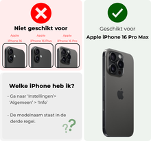 iPhone 16 Pro Max Screenprotector Gehard Glas - Privacy