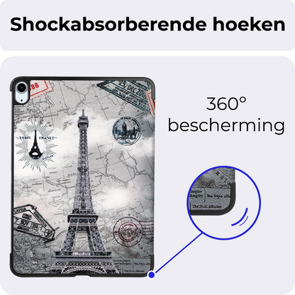 iPad Air 2024 (11 inch) Hoesje Book Case - Eiffeltoren