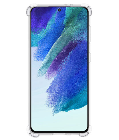 Samsung S21 FE Hoesje Shockproof Backcover Siliconen - Transparant