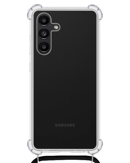 Samsung A13 5G Hoesje met Koord Backcover Shockproof - Transparant
