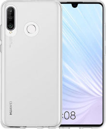 Huawei P30 Lite Hoesje Siliconen Backcover Lichtgewicht - Transparant