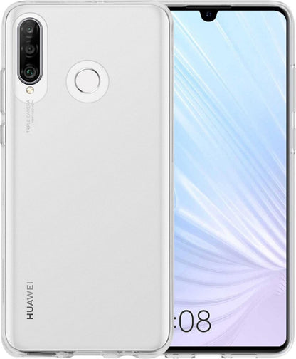 Huawei P30 Lite Hoesje Siliconen Backcover Lichtgewicht - Transparant