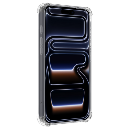 iPhone 17 Pro Max Hoesje Shockproof Backcover Siliconen - Transparant