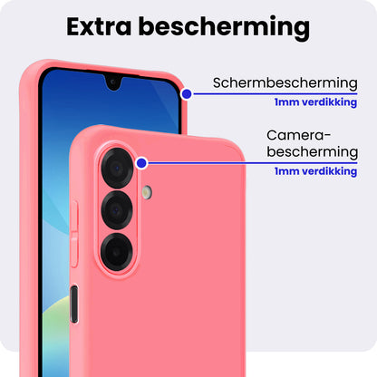 Samsung A26 Hoesje Siliconen Backcover Lichtgewicht - Lichtroze