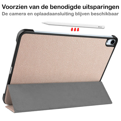 iPad Air 2022 Hoesje Book Case - Goud