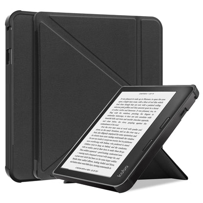 Kobo Libra 2 Trifold Bookcase Hoes - Zwart