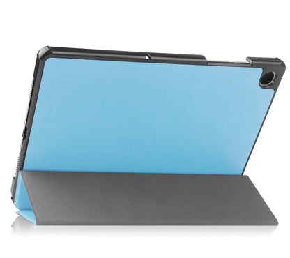 Samsung Galaxy Tab A9 Plus Trifold Bookcase Hoes - Lichtblauw