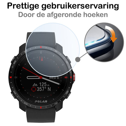 Polar Grit X Pro Screenprotector Gehard Glas - Anti-kras