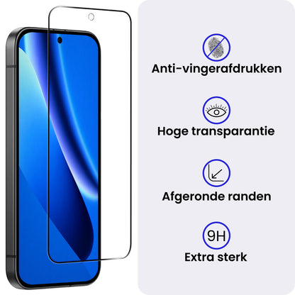 Google Pixel 10a Screenprotector Gehard Glas - Full Screen