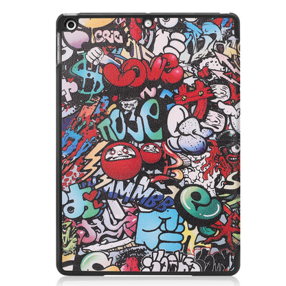 iPad 10.2 2021 Trifold Bookcase Hoes - Graffity