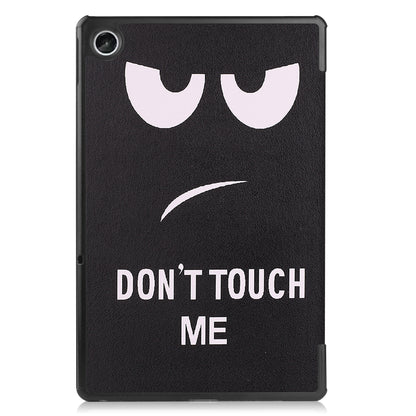Lenovo Tab M10 Plus 3rd Gen Trifold Bookcase Hoes - Don't Touch Me