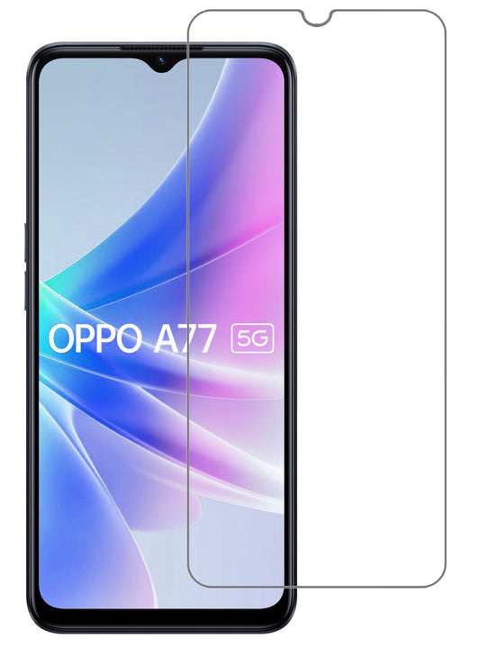 OPPO A77 Screenprotector Tempered Glass