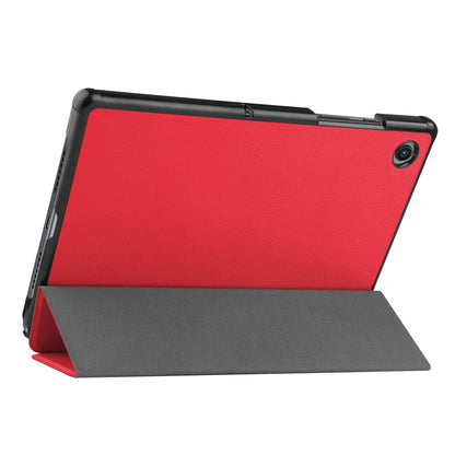 Samsung Galaxy Tab A8 Trifold Bookcase Hoes - Rood