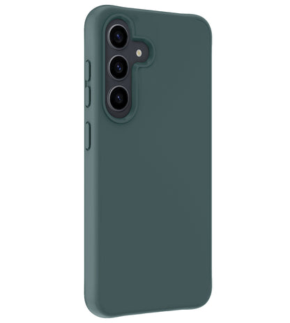 Samsung S24 Plus Hoesje Siliconen Backcover Lichtgewicht - Donkergroen