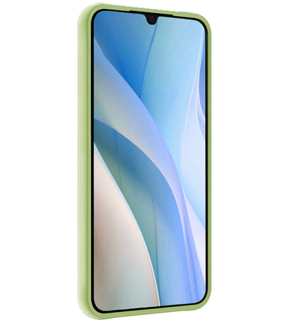 Samsung A15 Hoesje Siliconen - Groen