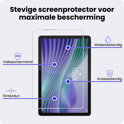 Lenovo Tab 10.1 Screenprotector Gehard Glas - Anti-kras