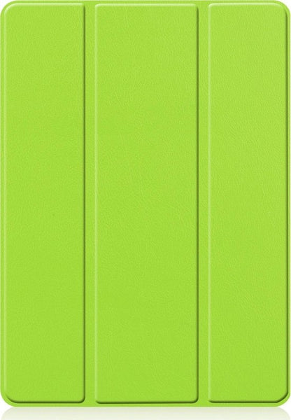 iPad 10.2 2019 Trifold Bookcase Hoes met Penhouder voor Apple Pen - Groen