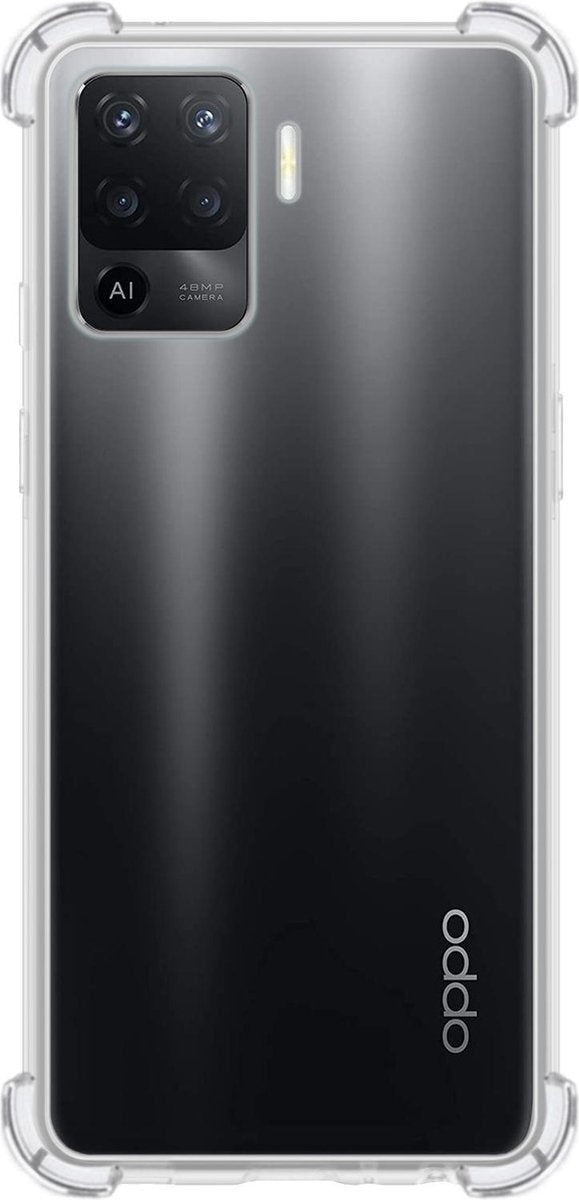 OPPO A94 Hoesje Shock Proof Siliconen - Transparant