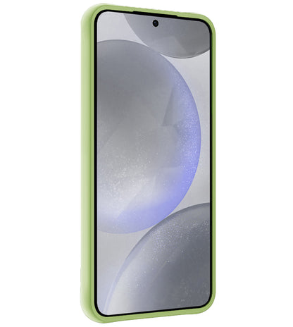 Samsung S24 Plus Hoesje Siliconen Backcover Lichtgewicht - Groen