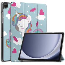 Samsung Galaxy Tab A9 Plus Trifold Bookcase Hoes - Eenhoorn