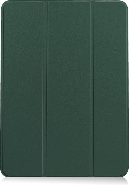iPad Air 2020 Trifold Bookcase Hoes met Penhouder voor Apple Pen - Donkergroen