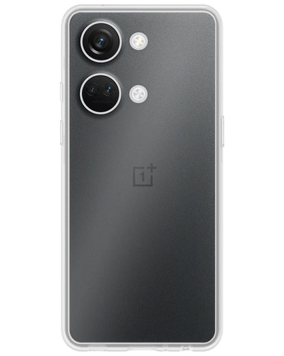 OnePlus Nord 3 Hoesje Siliconen Backcover Lichtgewicht - Transparant