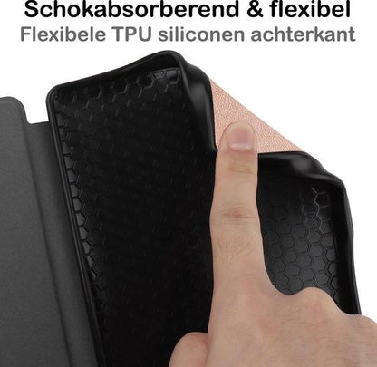 Kobo Nia Bookcase Hoes Shockabsorberend - Rosé Goud