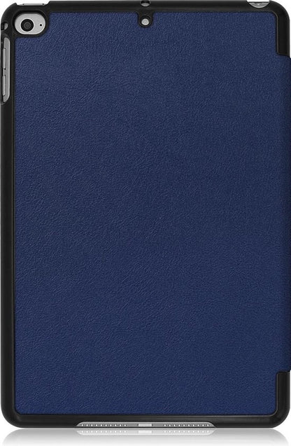 iPad Mini 5 Trifold Bookcase Hoes - Donkerblauw