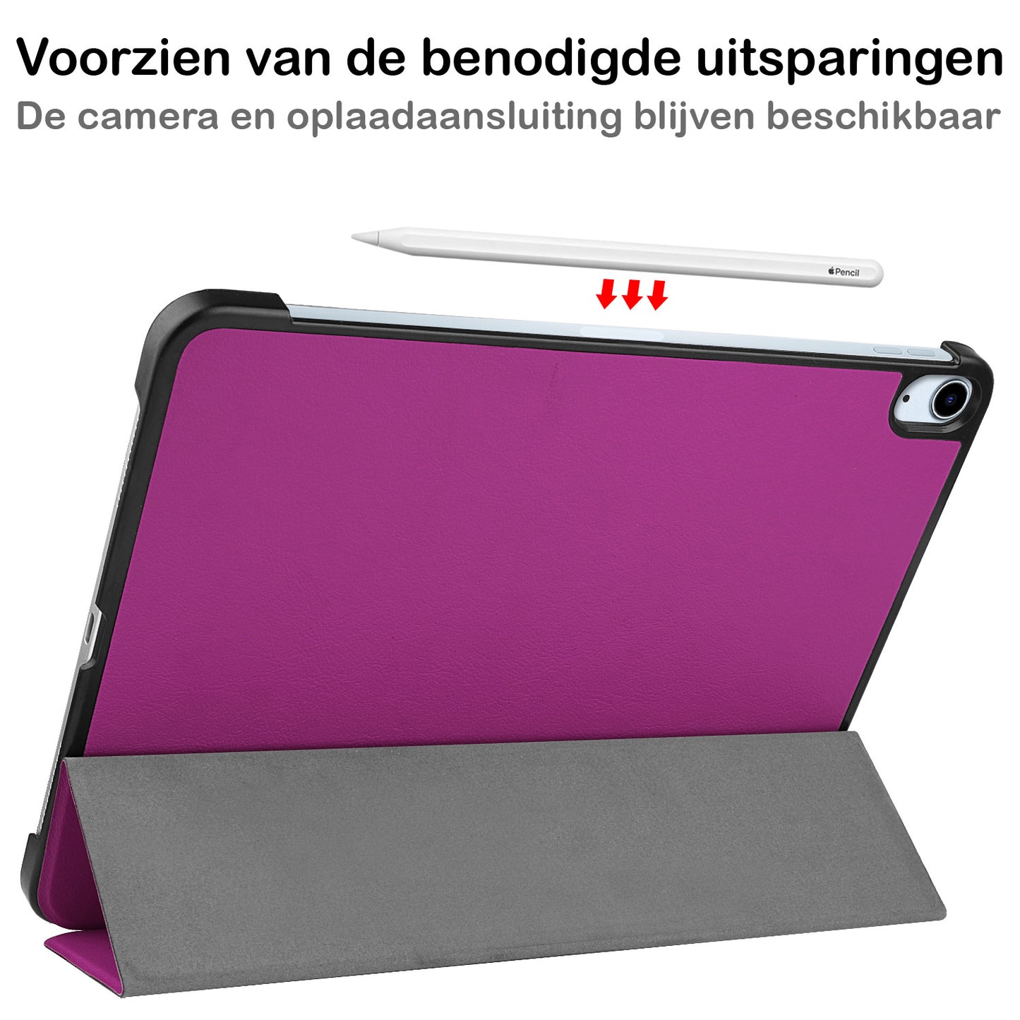 iPad Air 2022 Hoesje Book Case - Paars