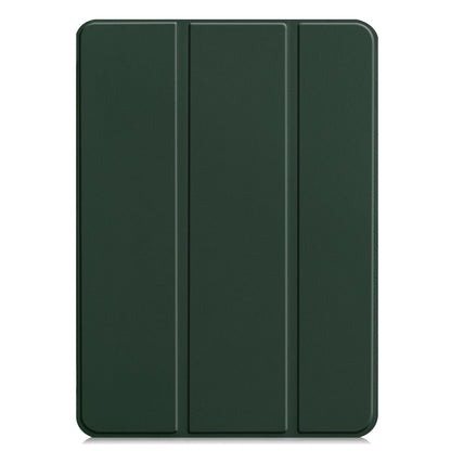 iPad Pro 2021 (12,9 inch) Hoesje Book Case Met Apple Pencil Uitsparing - Donkergroen