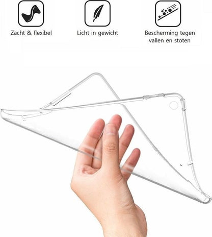 iPad 2017/2018 Hoesje Siliconen Backcover Lichtgewicht - Transparant