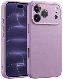 iPhone 18 Pro Max Hoesje Siliconen Backcover Lichtgewicht - Lila
