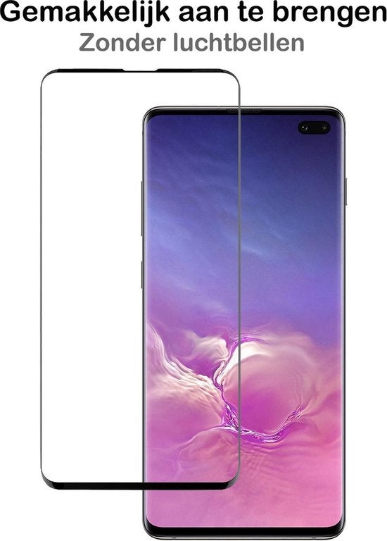 Samsung S10 Screenprotector Full Cover Tempered Glass