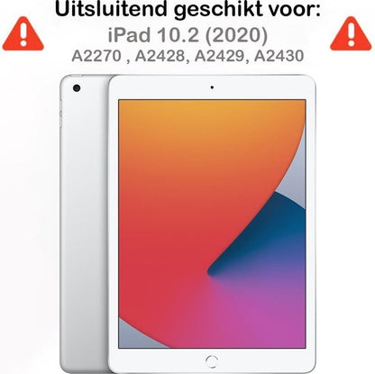 iPad 10.2 2020 Kinderhoes Shockabsorberend Foam - Paars