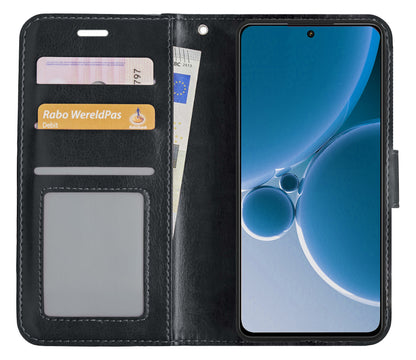 OnePlus Nord 3 Hoesje Bookcase Cover met Kaarthouder - Zwart