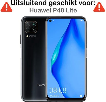 Huawei P40 Lite Screenprotector Full Cover Tempered Glass